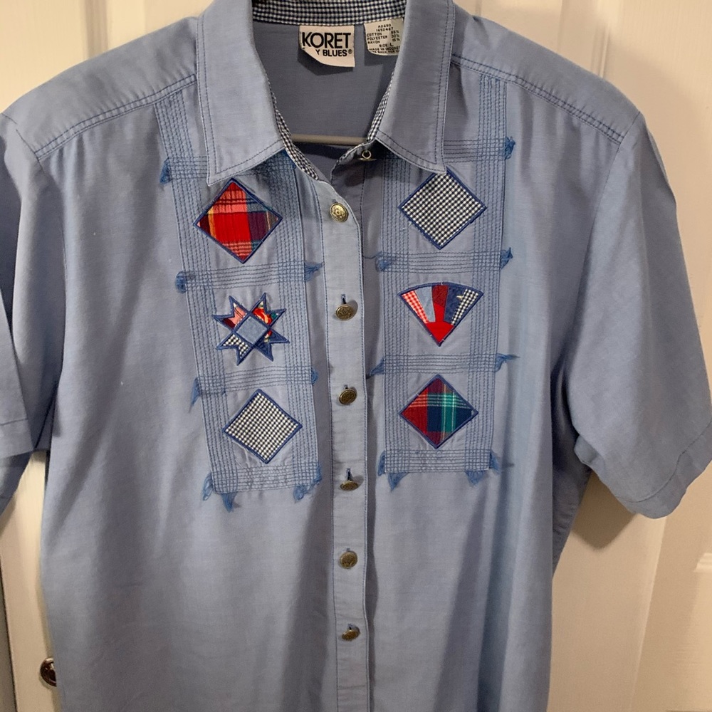 vintage denim top